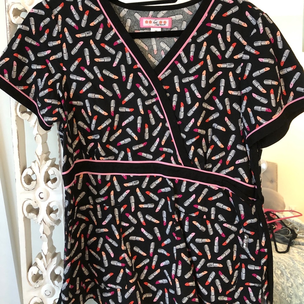 Koi Scrub Top